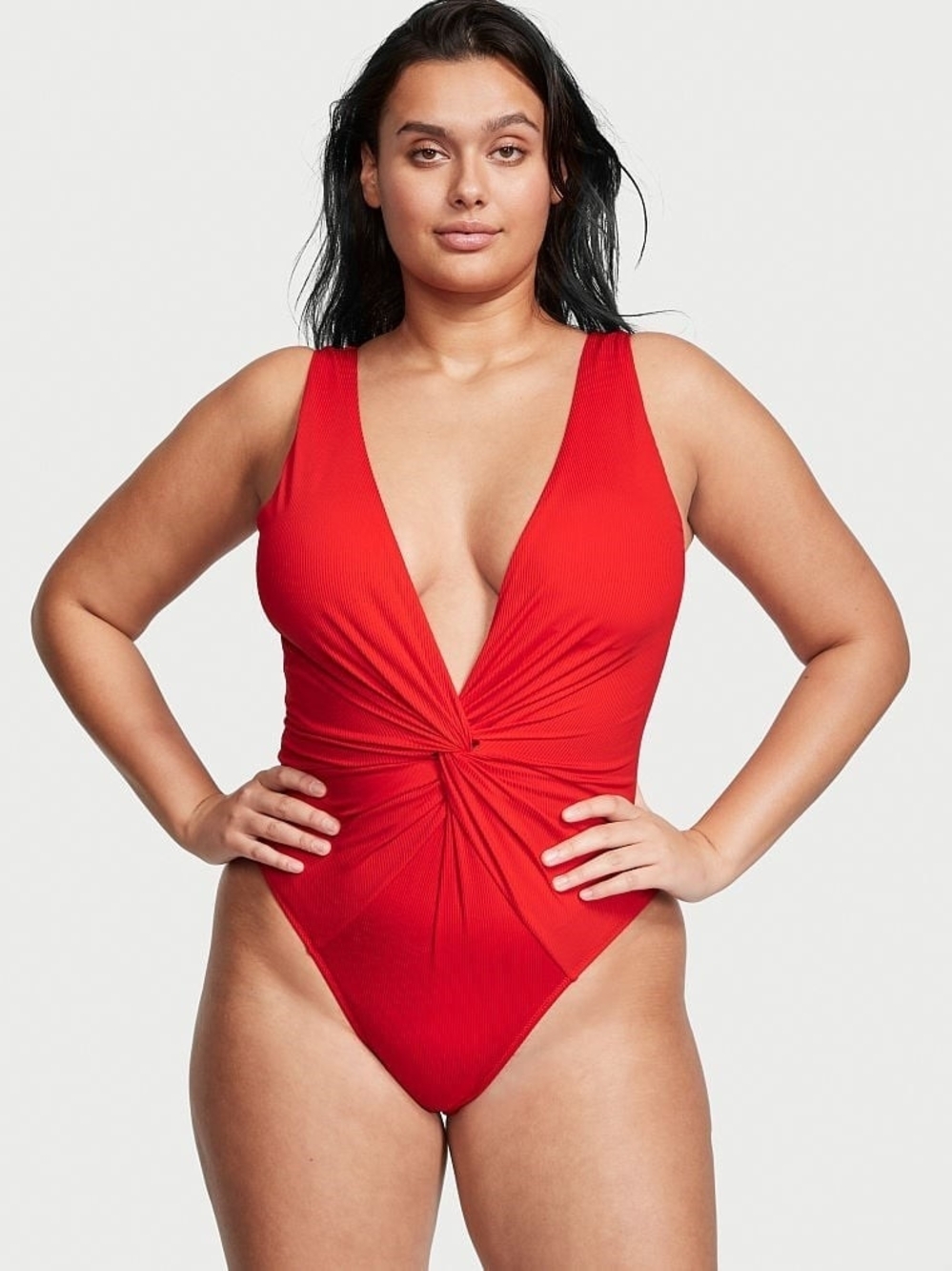 Victoria Secret Twist-Front One-Piece Swimsuit - Women